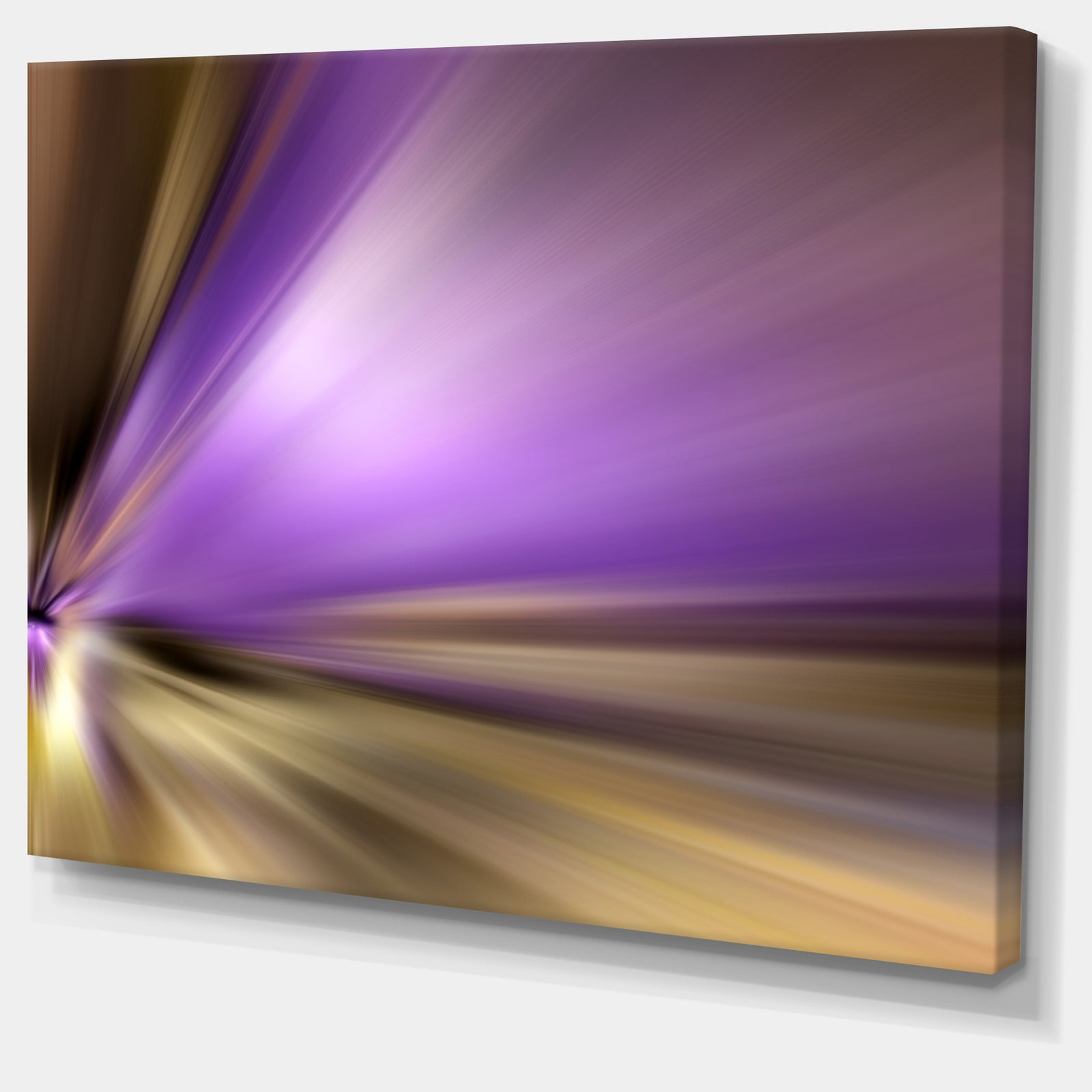 Bright Purple Shade Upward - Abstract Digital Canvas Print