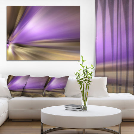 Bright Purple Shade Upward - Abstract Digital Canvas Print