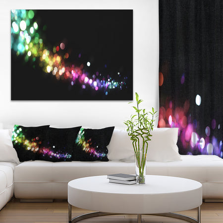 Colorful Abstract Lighting - Abstract Digital Art Canvas Print