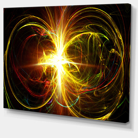 Fractal Hoops - Abstract Digital Art Canvas Print