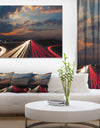 Long Exposure Traffic - Abstract Digital Art Canvas Print