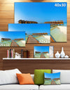 Bungalows in Maldives Island - Landscape Photo Canvas Print