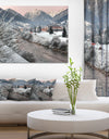 Dolomites Winter Italy - Landscape Photo Canvas Print