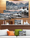 Dolomites Winter Italy - Landscape Photo Canvas Print