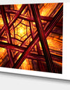 Fractal Mandala Design - Abstract Digital Art Canvas Print