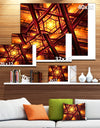 Fractal Mandala Design - Abstract Digital Art Canvas Print