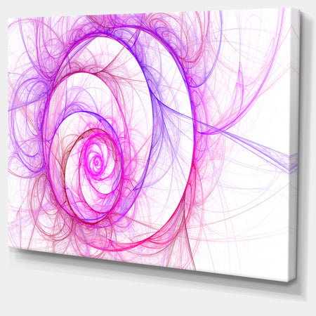 Pink Exotic Flower Pattern - Floral Digital Art Canvas Print