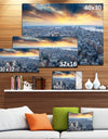 Aerial View of NYC Skyscrapers - Cityscape Photo Canvas Print