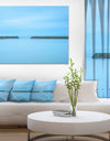Concrete Pier and Stairs - Seascape Photo Canvas Print