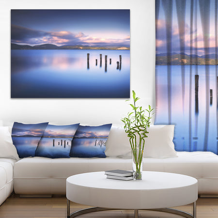 Colorful Clouds at Sunset - Seascape Photo Canvas Print