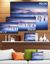 Colorful Clouds at Sunset - Seascape Photo Canvas Print