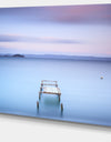 Bright Purple Sky - Seascape Photo Canvas Print