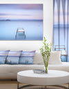 Bright Purple Sky - Seascape Photo Canvas Print