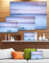 Bright Purple Sky - Seascape Photo Canvas Print
