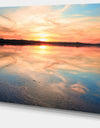 Sensational Sunset in Australia - Seascape Photo Canvas Print