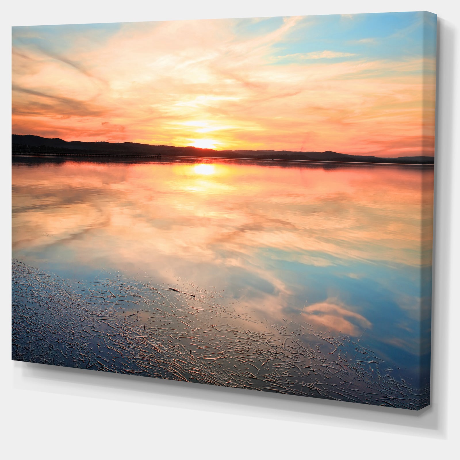 Sensational Sunset in Australia - Seascape Photo Canvas Print