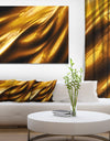 Liquid Gold Texture Pattern - Abstract Digital Art Canvas Print