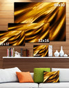 Liquid Gold Texture Pattern - Abstract Digital Art Canvas Print