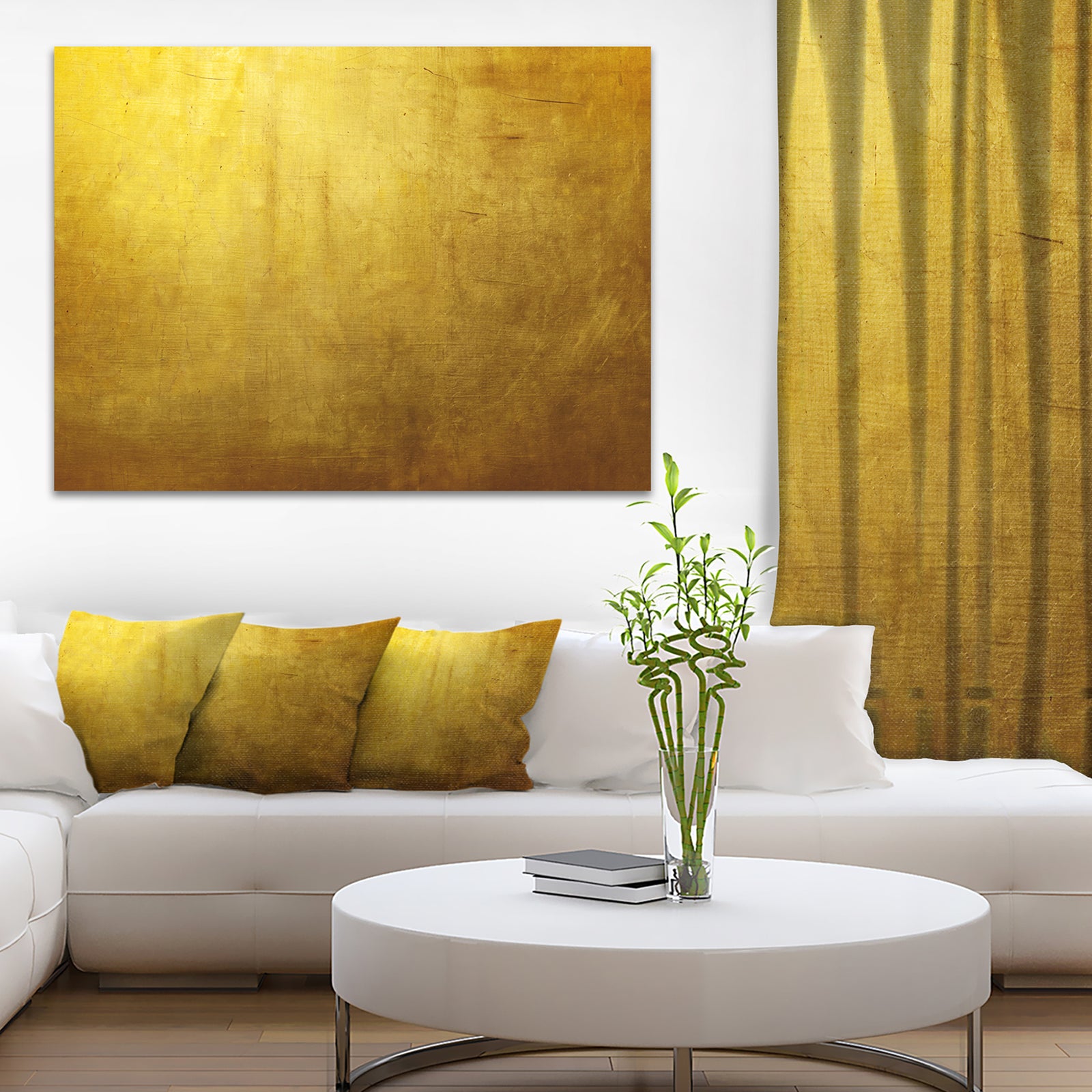 Gold Texture - Abstract Canvas art print