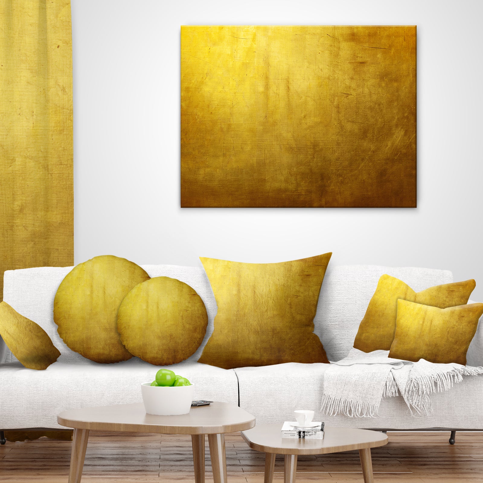 Gold Texture - Abstract Canvas art print