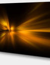 Gold Light Over Dark Pattern - Abstract Digital Art Canvas Print