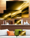 Sparkle Gold Texture Pattern - Abstract Digital Art Canvas Print