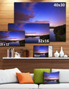 Stars and Clouds Reflection - Landscape Photo Canvas Print