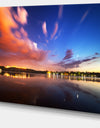 Delighted Reflection in River - Landscape Photo Canvas Print