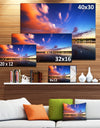 Delighted Reflection in River - Landscape Photo Canvas Print