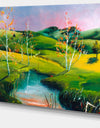 Endless Green Pastures - Landscape Painting Canvas Print