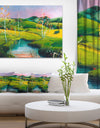 Endless Green Pastures - Landscape Painting Canvas Print