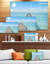 Pier Infinite to the Sea - Seascape Photo Canvas Print