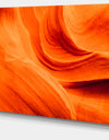 Orange Upper Antelope Canyon - Landscape Photography Canvas Print