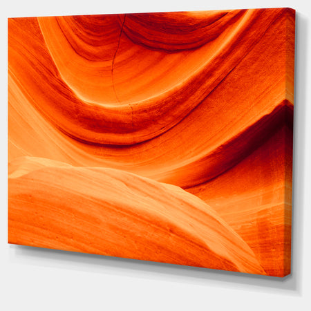 Antelope Canyon Orange Wall - Landscape Photography Canvas Print
