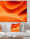 Antelope Canyon Orange Wall - Landscape Photography Canvas Print