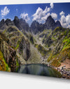 Tatra Mountains Panorama - Landscape Photo Canvas Art Print