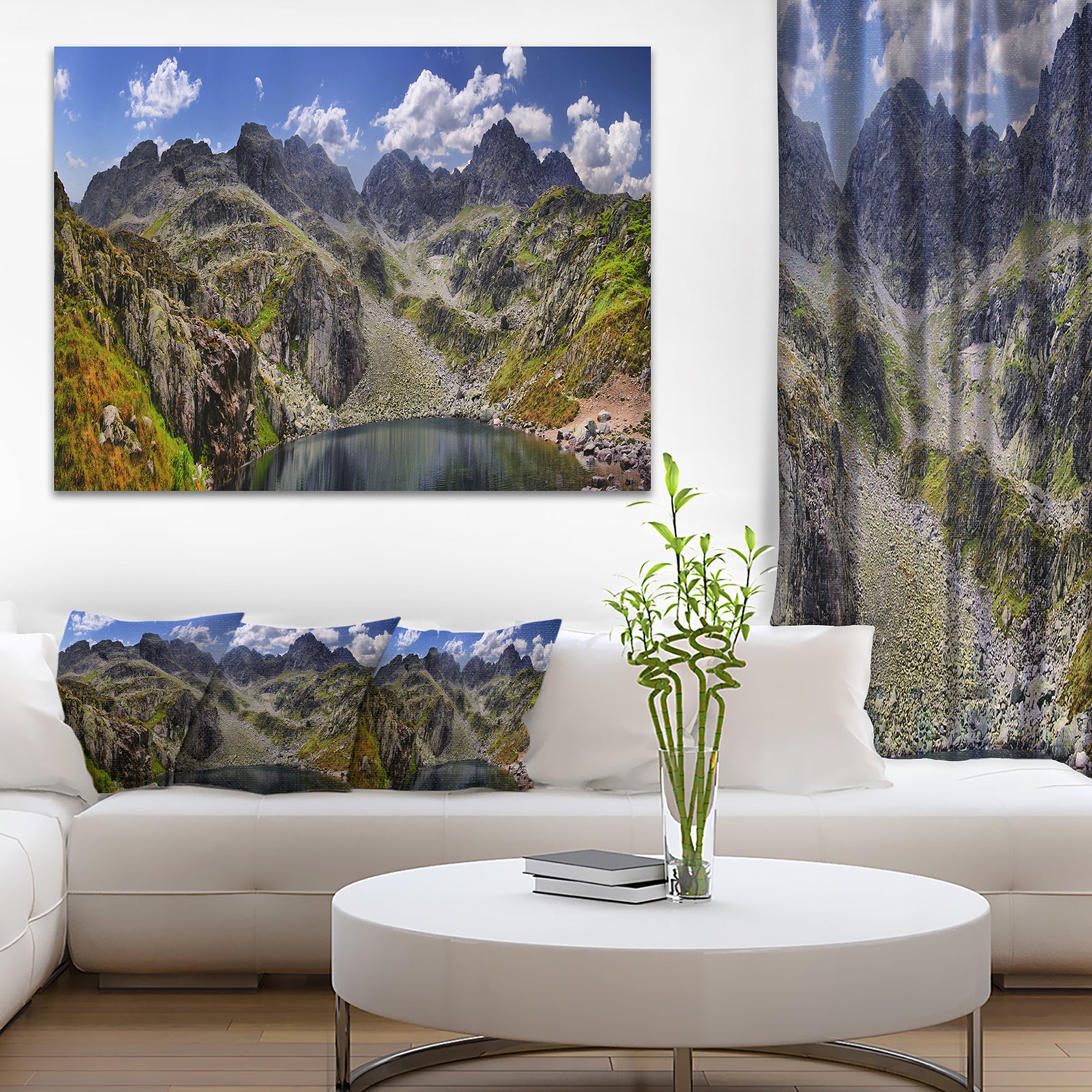 Tatra Mountains Panorama - Landscape Photo Canvas Art Print