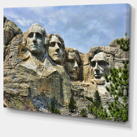 Mount Rushmore South Dakota - Landscape Photo Canvas Print