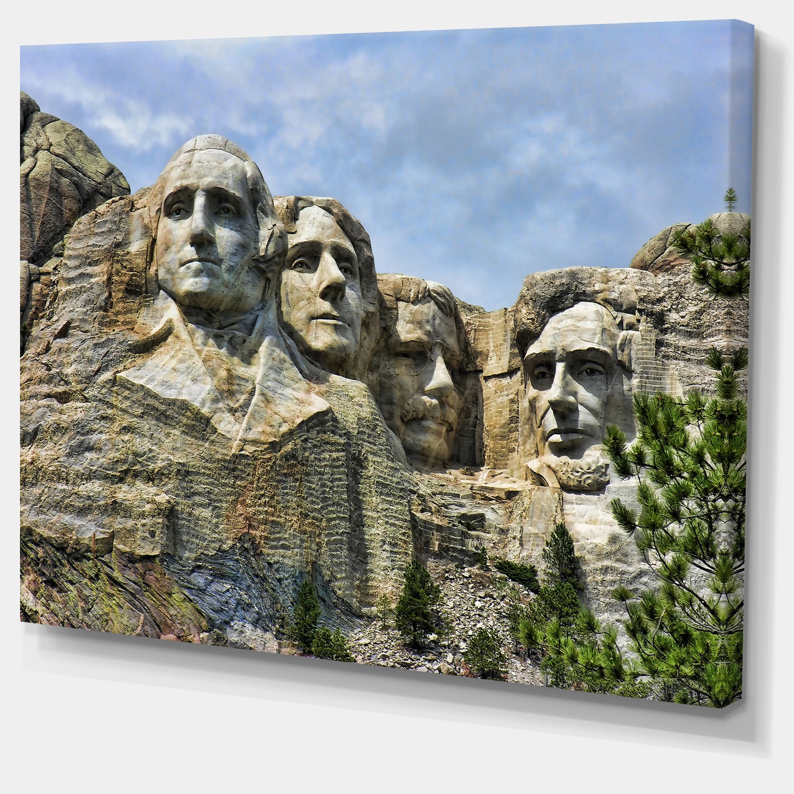 Mount Rushmore South Dakota - Landscape Photo Canvas Print