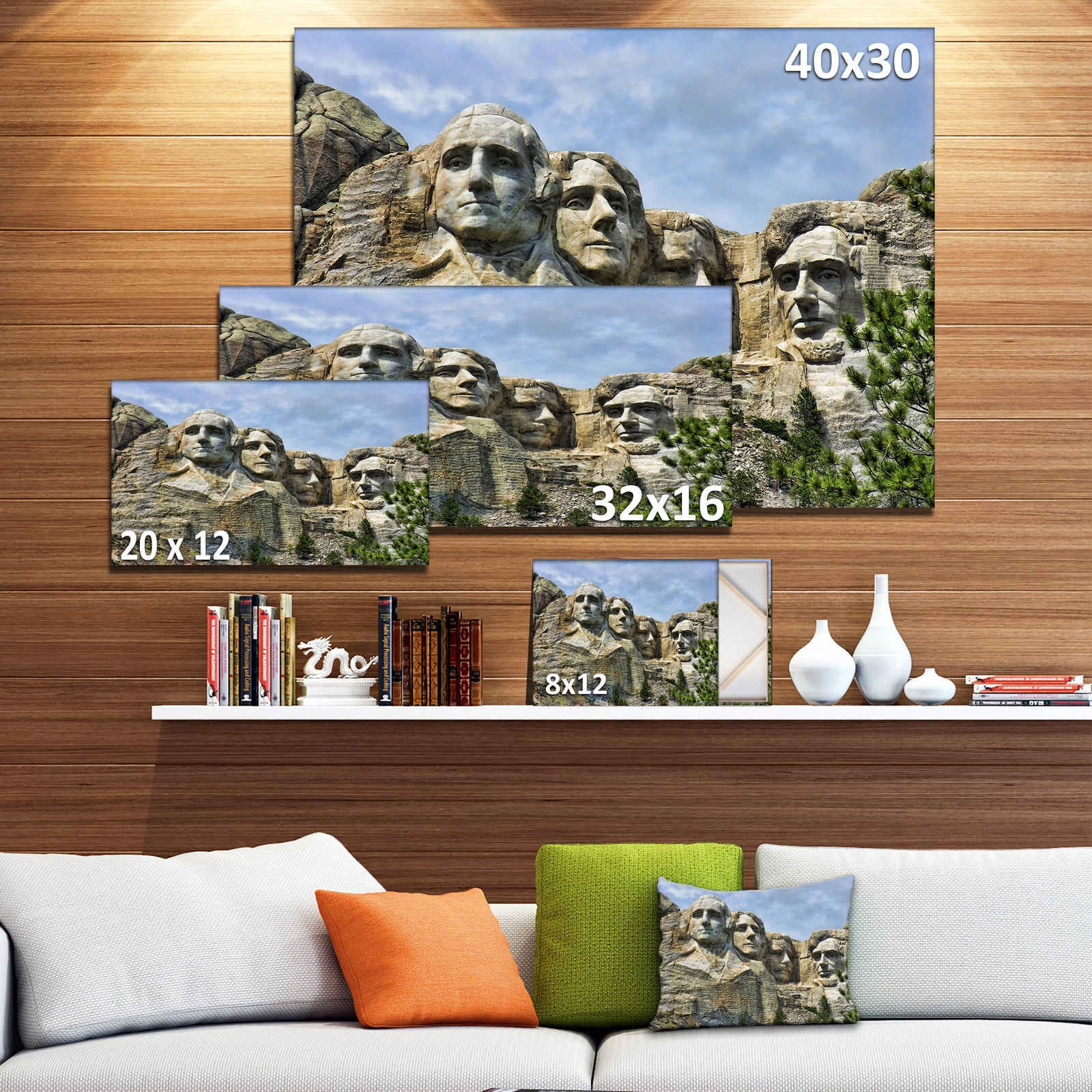 Mount Rushmore South Dakota - Landscape Photo Canvas Print