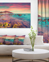 Giallonardo Beach Colorful Sunset - Seashore Photo Canvas Print