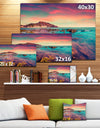 Giallonardo Beach Colorful Sunset - Seashore Photo Canvas Print