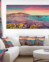 Giallonardo Beach Colorful Sunset - Seashore Photo Canvas Print