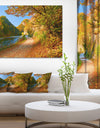 Dunajec River Gorge in Autumn - Landscape Large Wall Art