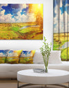 Meadow with Small Flood Sky - Landscape Photo Canvas Artwork