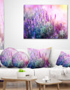 Growing and Blooming Lavender - Floral Canvas Art print