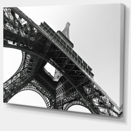 Eiffel Tower into the Sky - Skyscape Photography Canvas Print
