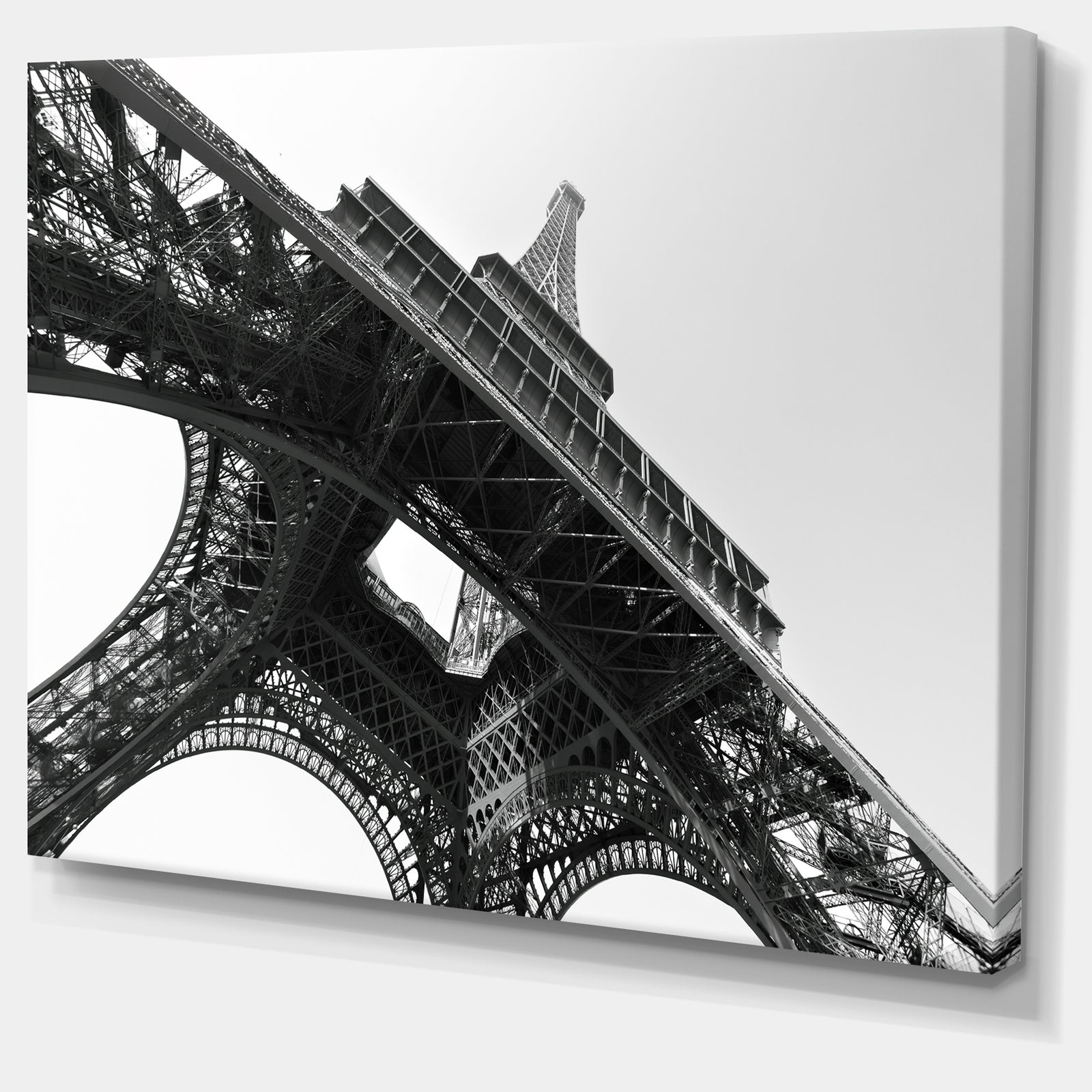 Eiffel Tower into the Sky - Skyscape Photography Canvas Print
