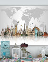 Famous Monuments Across World - Canvas Art Print