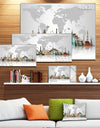 Famous Monuments Across World - Canvas Art Print